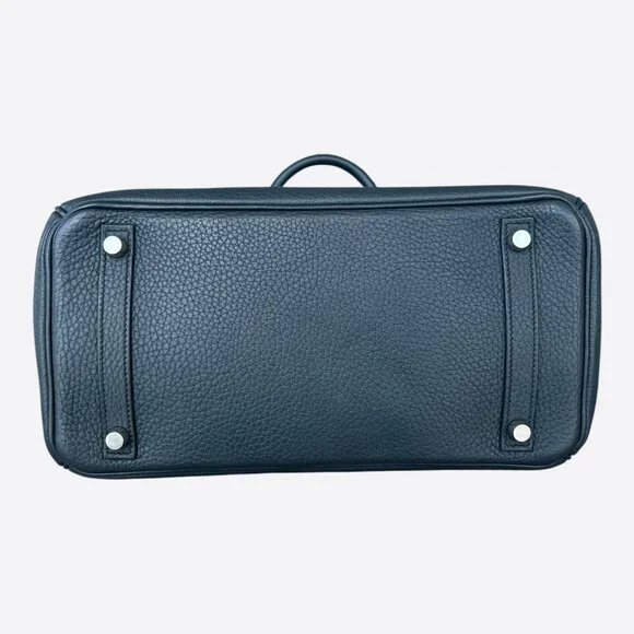 Hermes Bleu Nuit Togo & Palladium Hardware Birkin 30 - Picture 5 of 8